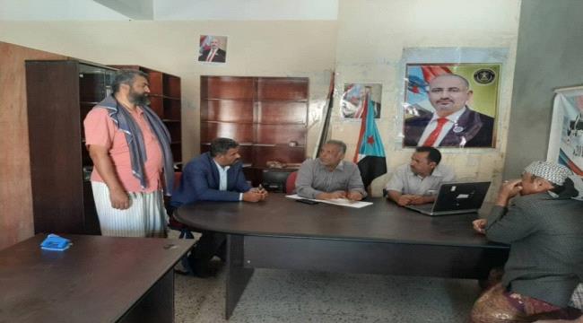انتقالي المفلحي يبحث التعاون المشترك مع المجلس المحلي بالمديرية