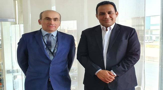 الشبحي يلتقي نائب السفير الفرنسي لدى اليمن