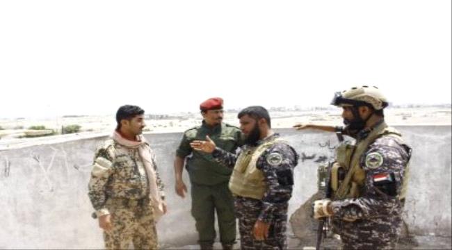 قائد النخبة الشبوانية وقائد القوات الخاصة يزوران مقر قيادة قوات حماية المنشآت