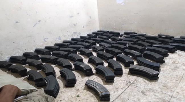 ضبط شاحنة محملة بالسلاح في طريقها الى عدن