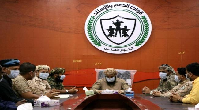 قيادة الدعم والإسناد تناقش حظر التجوال وحملة كورونا بالمنصورة