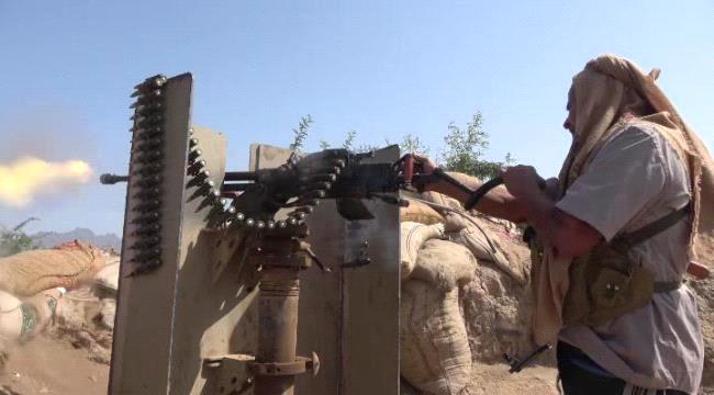 اللواء الثامن عمالقة يكسر هجوما حوثيا لهجوم على مواقعه في جبهة البرح بتعز