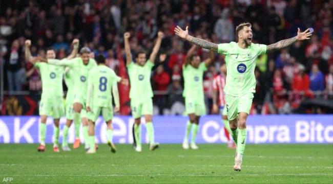 برشلونة يضرب موعدا في كلاسيكو ناري مع الريال في نهائي الكأس