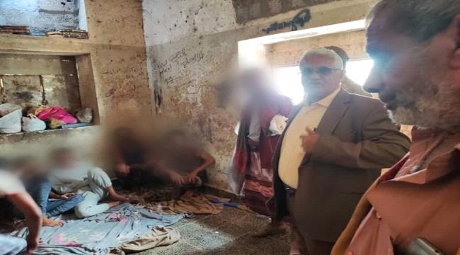 رئيس نيابة استئناف لحج يتفقد  أوضاع المحتجزين في شرطة تبن