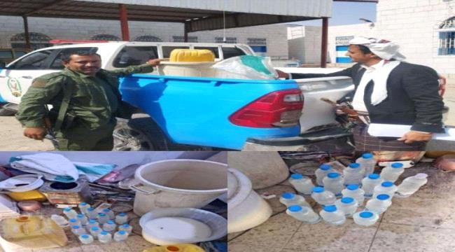 ضبط مصنع خمر محلي في مدينة عتق