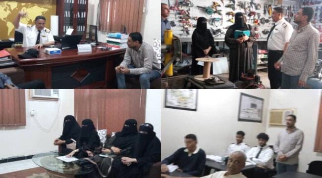 لجنة متخصصة من مكتب التعليم الفني عدن تطلع على معايير الجودة والتدريب لمعهد بازرعة للطيران المدني 