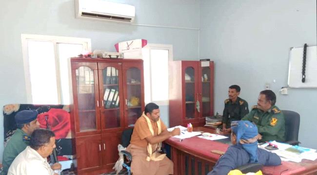 اخبار وتقارير – انتقالي نصاب يناقش مع مدير أمن المديرية الأوضاع الأمنية وسُبل التنسيق المشترك