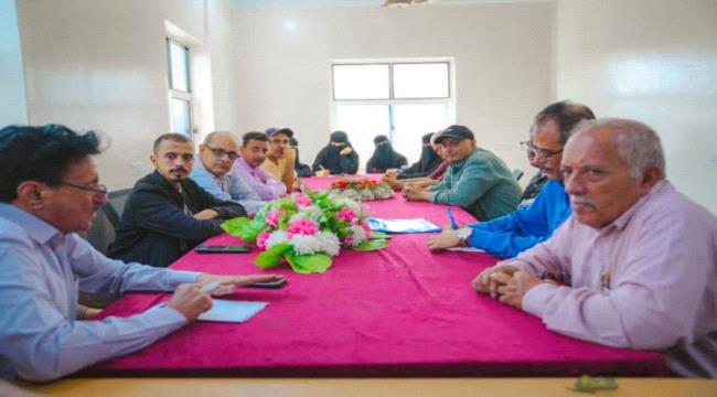 النقيب باحشوان يزور مقر نقابة الصحفيين الجنوبيين في محافظة الضالع