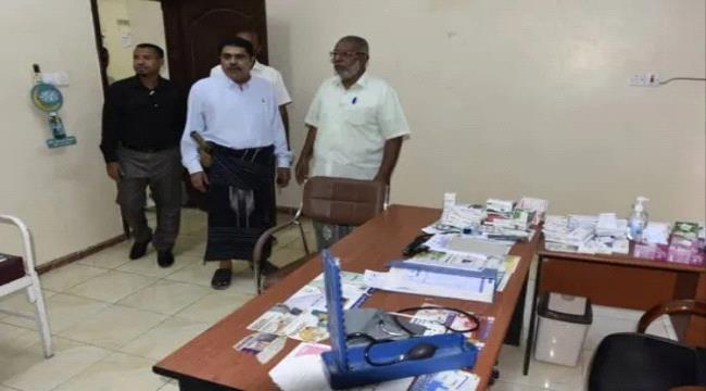 رئيس انتقالي حضرموت يزور عدد من المرافق الطبية بالمكلا