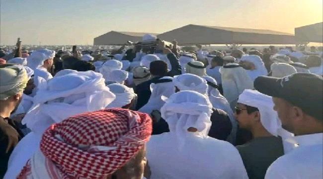اخبار وتقارير – بالصور .. تشييع جثمان الرئيس علي سالم البيض إلى مقبرة بني ياس
