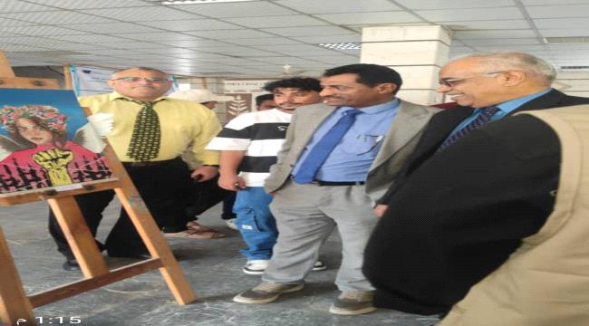 اخبار وتقارير – كلية الآداب بجامعة عدن تحتضن معرض السلام الفني